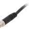 Conector M8 2m tată PIN 3 drept cu manşon şi cabluri