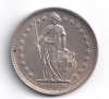 Elvetia 2 Franci 1963 Litera B Stare AUNC, Europa, Argint