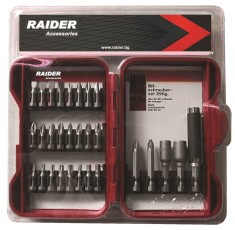 Biti 1/4&amp;amp;quot; x 25 mm Raider Power Tools set 29 piese foto