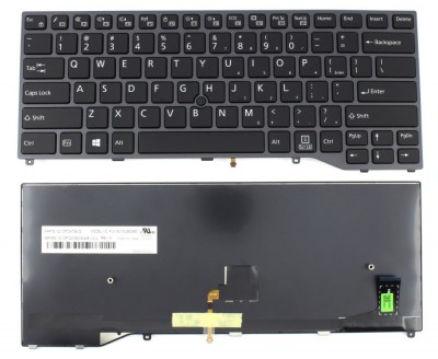 Tastatura Fujitsu Siemens LifeBook U7410 iluminata backlit, Siemens LifeBook U747 iluminata backlit, Siemens foto