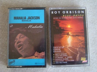 ROY ORBISON / MAHALIA JACKSON - 2 Casete Originale CBS Embassy Holland foto