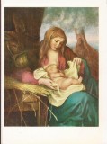 FA90 -Carte Postala- GERMANIA - Klassiche Kunst Hermes Bildkarten - Anton van Dyck, Die Geburt Christi, necirculata