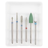 Cumpara ieftin Capete Freza Unghii LUXORISE #07, set 6 buc