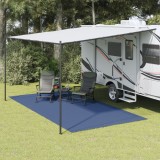 VidaXL Covor pentru cort, albastru, 5x2,5 m