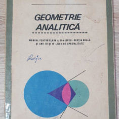 Geometrie analitică. Manual pentru clasa a XI-a - Gh. D. Simionescu