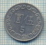 12127 MONEDA - TAIWAN - 5 YUAN -ANUL 1989 ? -STAREA CARE SE VEDE, Asia