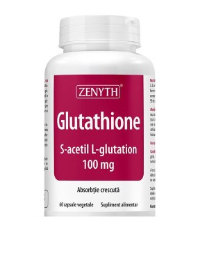 Glutathione 100 miligrame 60 capsule Zenyth foto