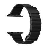 Cumpara ieftin Curea magnetica piele pentru Apple Watch 42/44/45/49mm, compatibila seria 1-10 / SE / Ultra 2 / Ultra, LUVLU&trade;