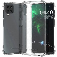 Husa TPU WZK Military Antisoc pentru Samsung Galaxy A12 A125, Transparenta