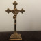 Cruce ,crucifix din bronz,cu Isus rastignit