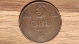 R10 Norvegia - moneda mare de colectie - raritate - 5 ore 1930 bronz - stare f buna, Europa