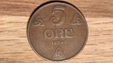 Norvegia - moneda mare de colectie - raritate - 5 ore 1930 bronz - stare f buna, Europa