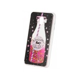 Husa TPU OEM Liquid Glitter Unicorn pentru LG K10 (2018), Multicolor