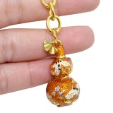 Amuleta cu Wu lou cu Cocorul Vesel &amp;#8211; Galben