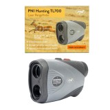 Telemetru cu laser PNI Hunting TL700,1100 m, zoom 7x, IP54, masurare distante si viteza, pentru vanatoare, golf, tir