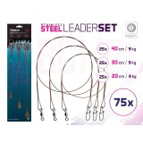 Set 75 Strune Otel Delphin Bomb cu vartej si carabina, 7 Fire, 9 kg.