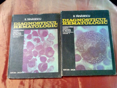 DIAGNOSTICUL HEMATOLOGIC 2 Vol. - Radu Tanasescu - 1974, 79 + 134 p. foto