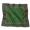 Esarfa satin paisley verde