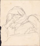 A1612 Schiță de Dimitrie &bdquo;Puiu&rdquo; Eitel, 1942, nesemnată