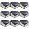 Set 9 lampi cu incarcare solara APF, senzor miscare, 3 trepte de iluminare, 100 LED