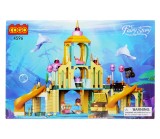 Blocuri de constructie, Castelul zanei subacvatic,845 piese,38,5 x 16 x 29,1 cm