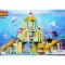 Blocuri de constructie, Castelul zanei subacvatic,845 piese,38,5 x 16 x 29,1 cm