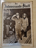 Revista nazista austria 11 mai 1939-foto mussolini,italia si germania nazista