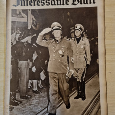 revista nazista austria 11 mai 1939-foto mussolini,italia si germania nazista