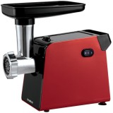 Masina de tocat carne Samus SMT1210RED, 1200 W, Cu&Aring;&pound;it din inox, 3 site metalice, Accesoriu rosii, Accesoriu pentru c&Atilde;&cent;rna&Aring;&pound;i, Culoare rosie