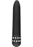 Vibrator ​Diamond Superbe, ToyJoy cu strasuri - Negru