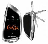 Cheie Auto Smart Digitala CerCip SK06 CU LAMA TIP BRICEAG, LCD cu touch, Activare Keyless Entry, 4 Butoane - Negru