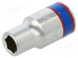 Cap tubular 6-puncte 5,5mm 1/4 scurt KING TONY