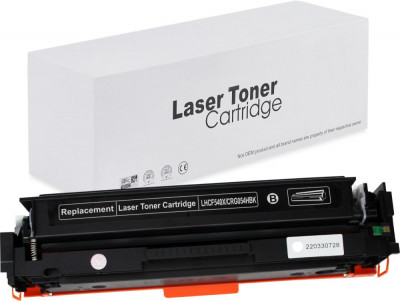 Toner de imprimanta pentru HP / Canon , CF540X / CRG054H , Negru , 3200 pagini , neutral box foto