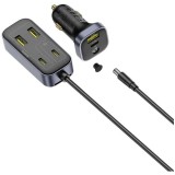 Incarcator auto Baseus BackseatPal L1, 2 x USB Type-C, 2 x USB , lungime Cablu 1.5M, total output 110W, pt. bricheta auto, negru