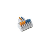 Conector legatura si derivatie doza KV426-3 cu 2 trasee si sistem de fixare, 32A 600V 0.08-4.0mm2, CE Contact Electric