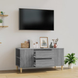 Comodă TV, gri sonoma, 102x44,5x50 cm, lemn prelucrat, vidaXL