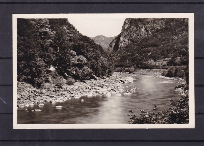 DEFILEUL TURNU ROSU LA LOTRU RAMNICU-VALCEA FOTO ORIGINAL J. FISCHER SIBIU