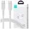 Cablu de date telefon, Joyroom, Universal, USB-C, 100 W, 1.2 m, Alb