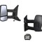 Oglinda usa exterioara Ford Transit/Tourneo, 01.2014-, partea Stanga, ajustabil manual; textil; sticla convexa; geam cromat; cu semnalizator alb; bra