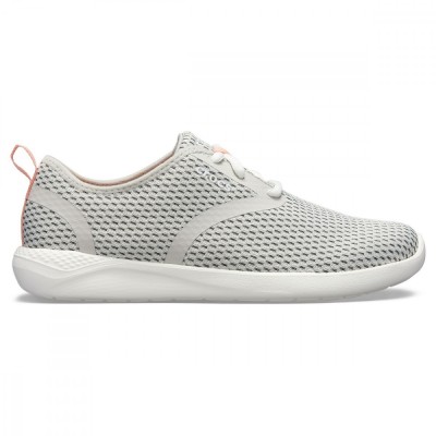 Pantofi Crocs Women&amp;#039;s LiteRide Mesh Lace Alb - Pearl/White foto