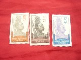 3 Timbre Gabon colonie franceza 1910 , sarniera, Nestampilat