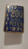 Insigna - 200 Ani LCL Pecica 1971