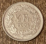 C50 - Moneda foarte veche - Elvetia - 1/2 franci - 2004