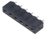 Conector şiruri pini soclu tată SAMTEC PIN 6 drept 5,08mm THT 1x6