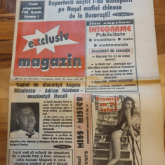 exclusiv magazin 3 august 1994-anul 1,nr.1-prima aparitie,toni grecu,paula iacob