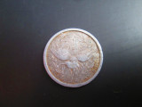 Noua Caledonie _ 1 franc _ 1949 _ moneda rara, Australia si Oceania, Aluminiu