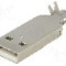 Conector USB A, pe cablu, KEYSTONE - 925
