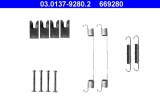 ATE 03.0137-9280.2 Set accesorii, sabot de frana