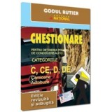 Chestionare pentru obtinerea permisului de conducere categoriile C, CE, D, DE. Camioane si autobuze - 2026