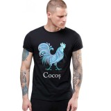 Tricou barbati negru - Cocos - L